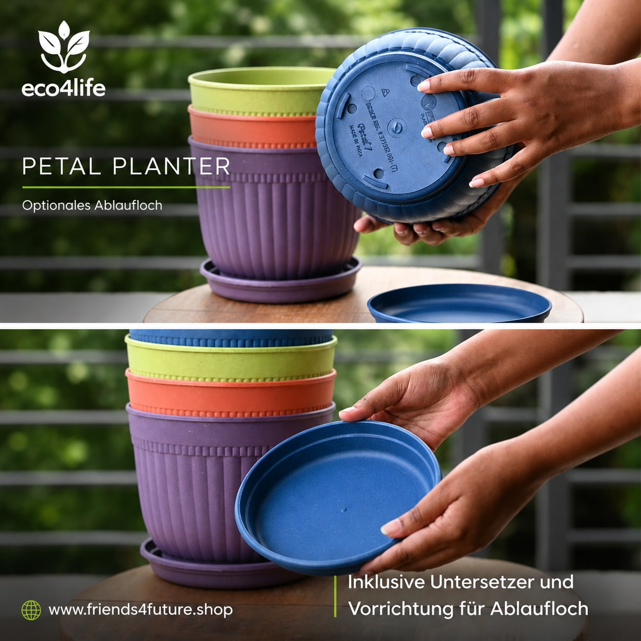 Petal Pflanzentopf 7"