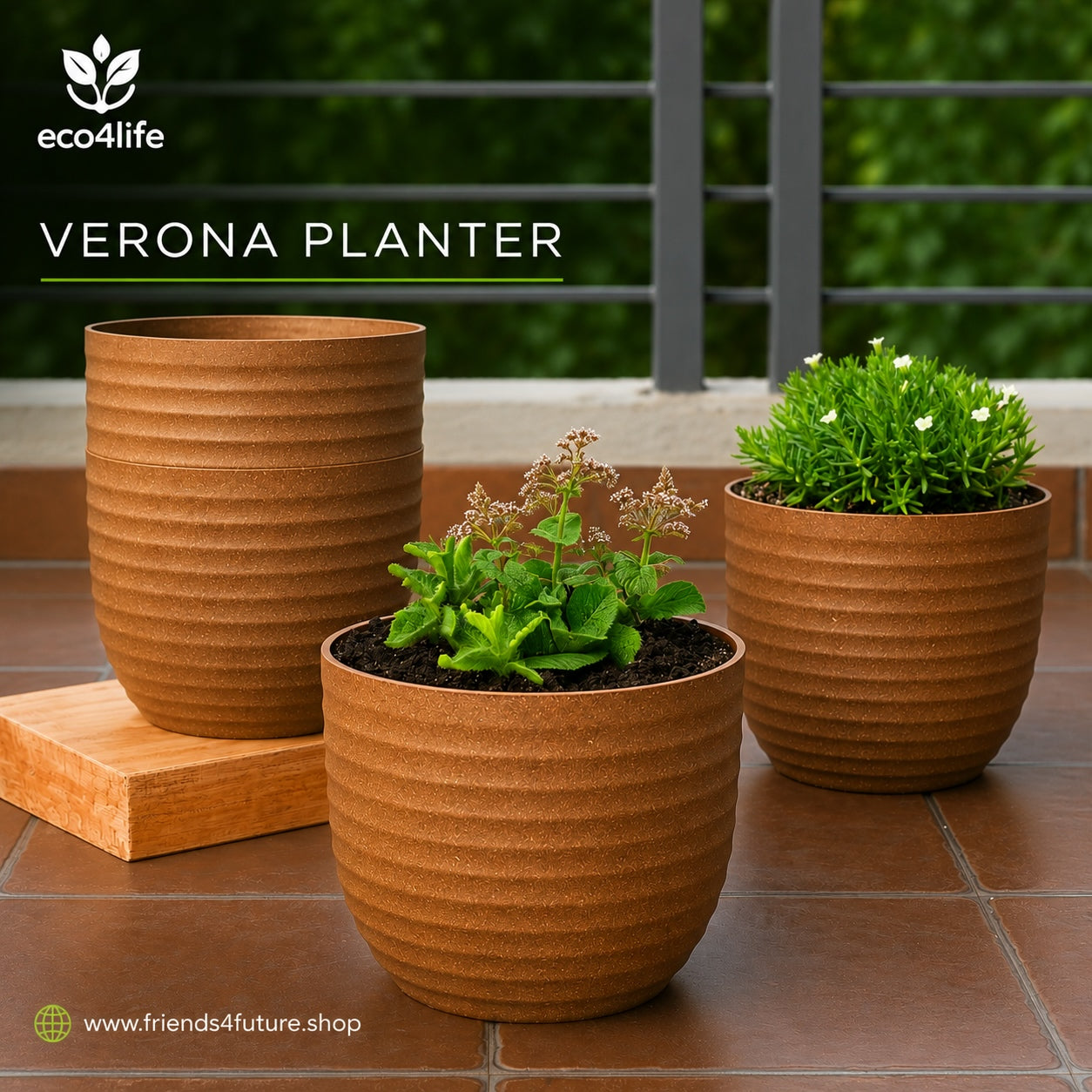 Verona Pflanzentopf 9"
