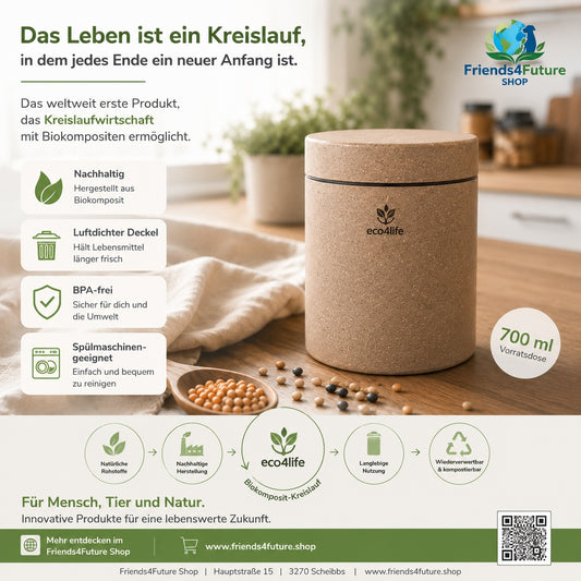 Vorratsdose mit luftdichtem Deckel 700 ml